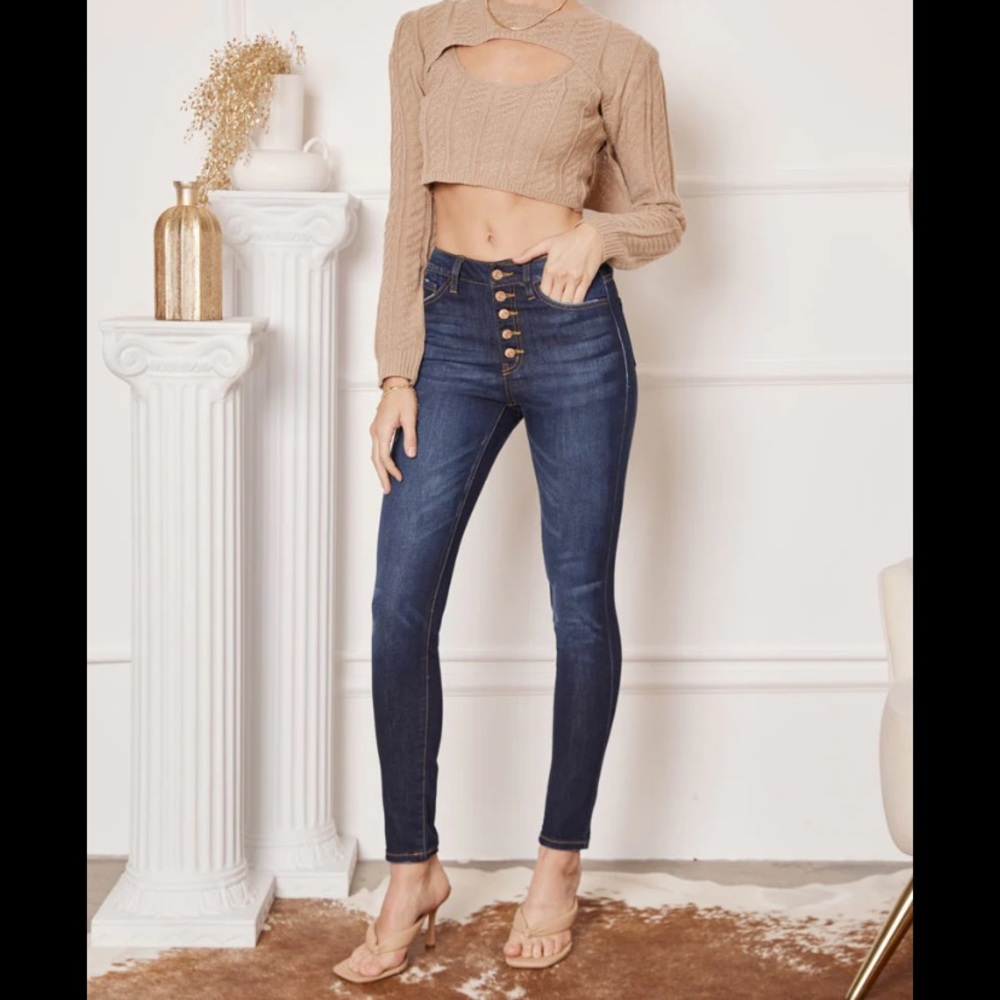 LYLA HIGH RISE SUPER SKINNY JEANS size 7/27